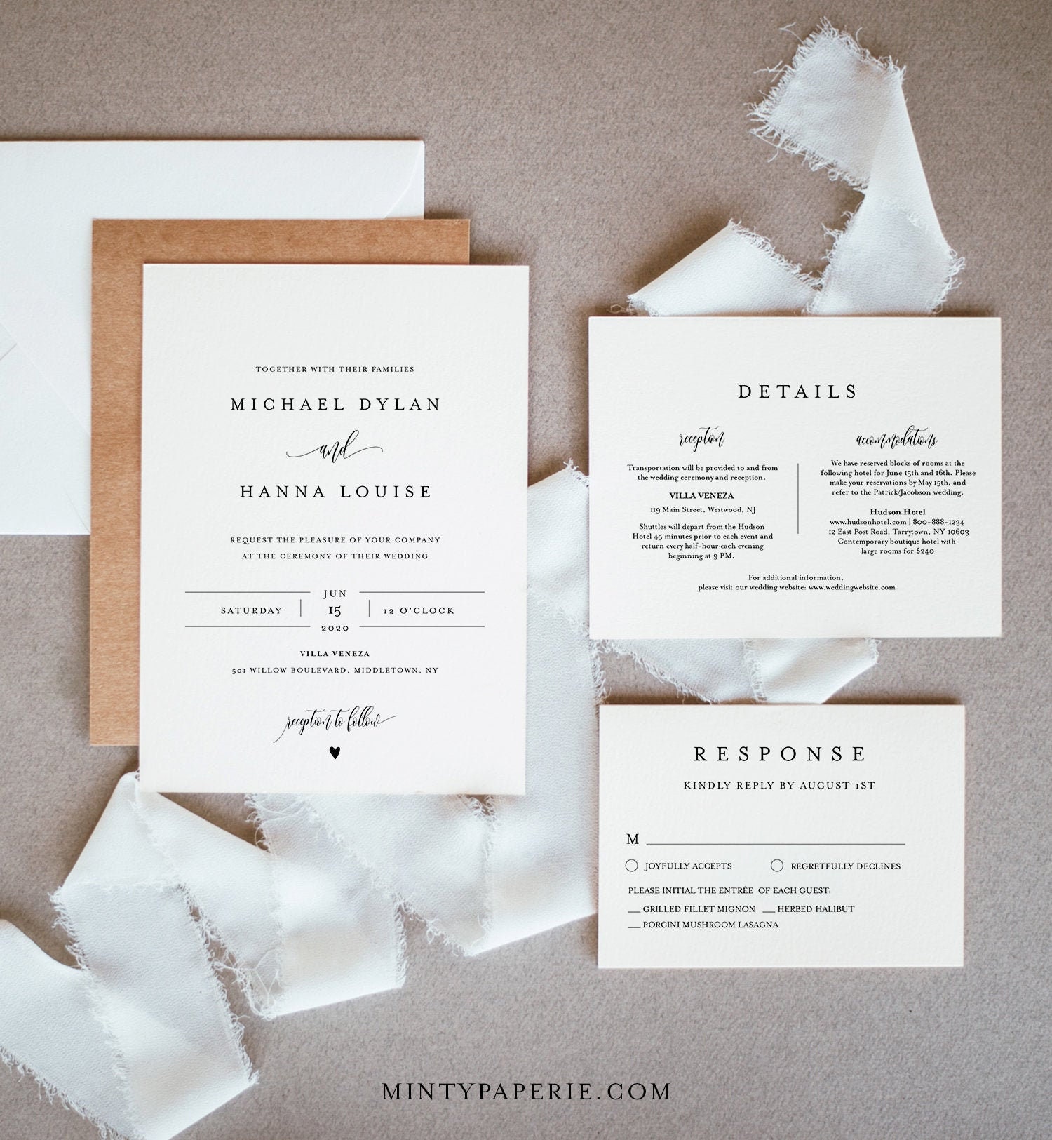 Wedding on sale invitation packages