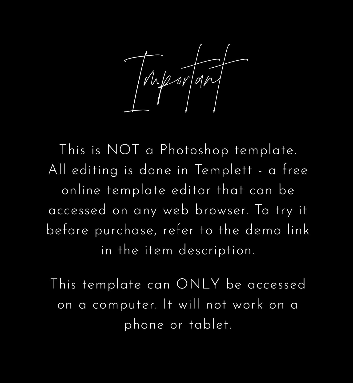 Minimal Photo Holiday Card, Minimalist Christmas Card, Editable Template,  Add Your Own Photos, Instant Download, Templett, 5x7 #0034T-146HP