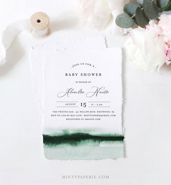 Baby Shower Invitation Template Printable Baby Shower Invite | Etsy
