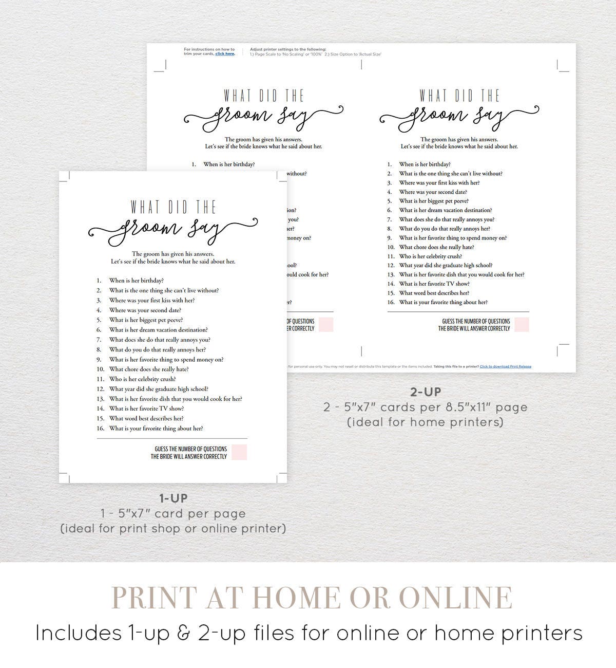 Questionnaire for couples printable 75+ Date