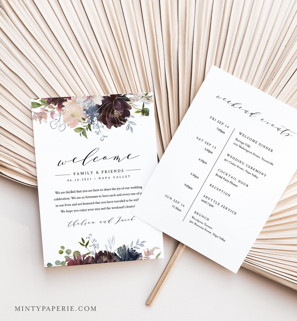 Welcome Bag Letter Template Printable Welcome Note &amp; | Etsy