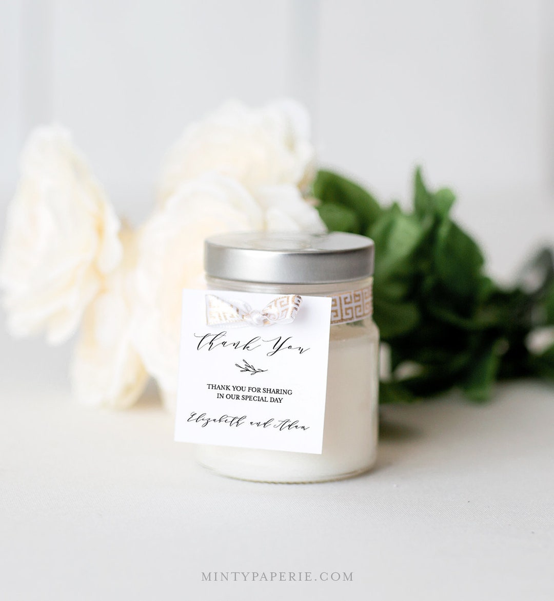 Editable Favor Tag Template, Printable Rustic Wedding / Bridal Shower ...