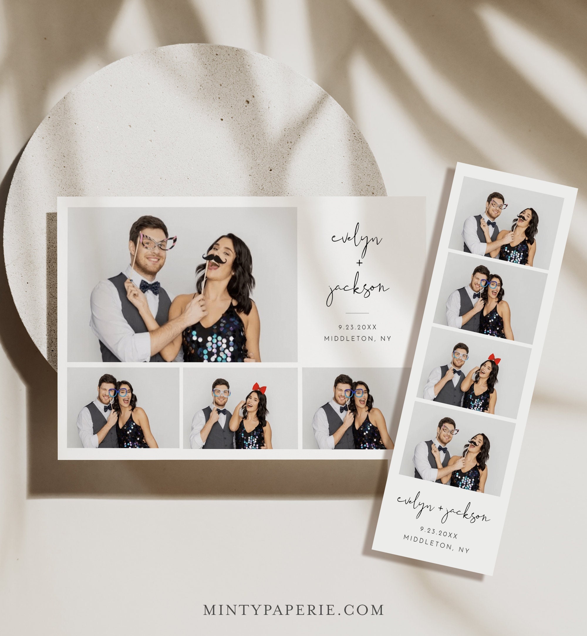 Minimalist Photo Booth Template