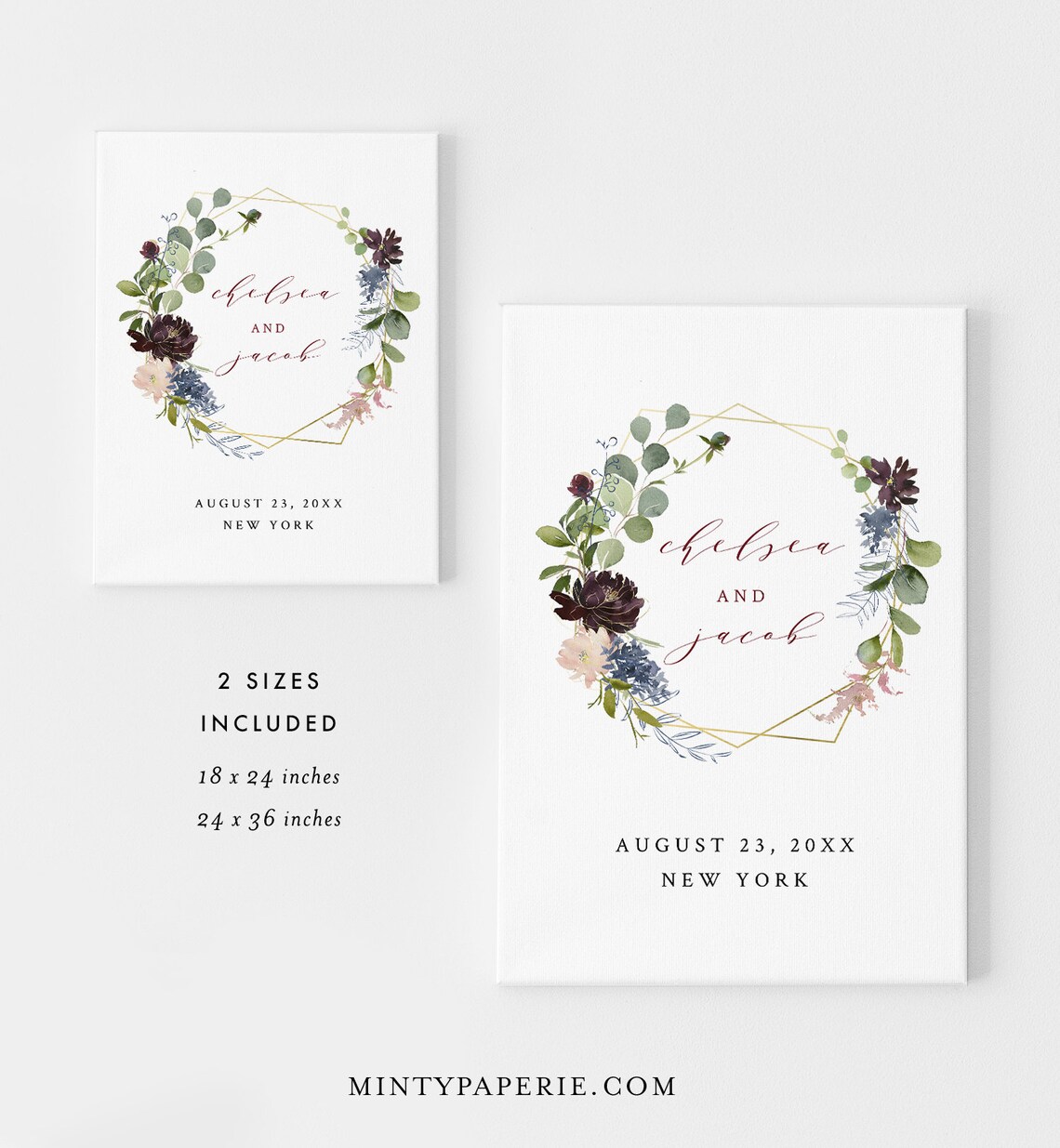 Welcome Sign Template Printable Wedding Welcome Poster | Etsy