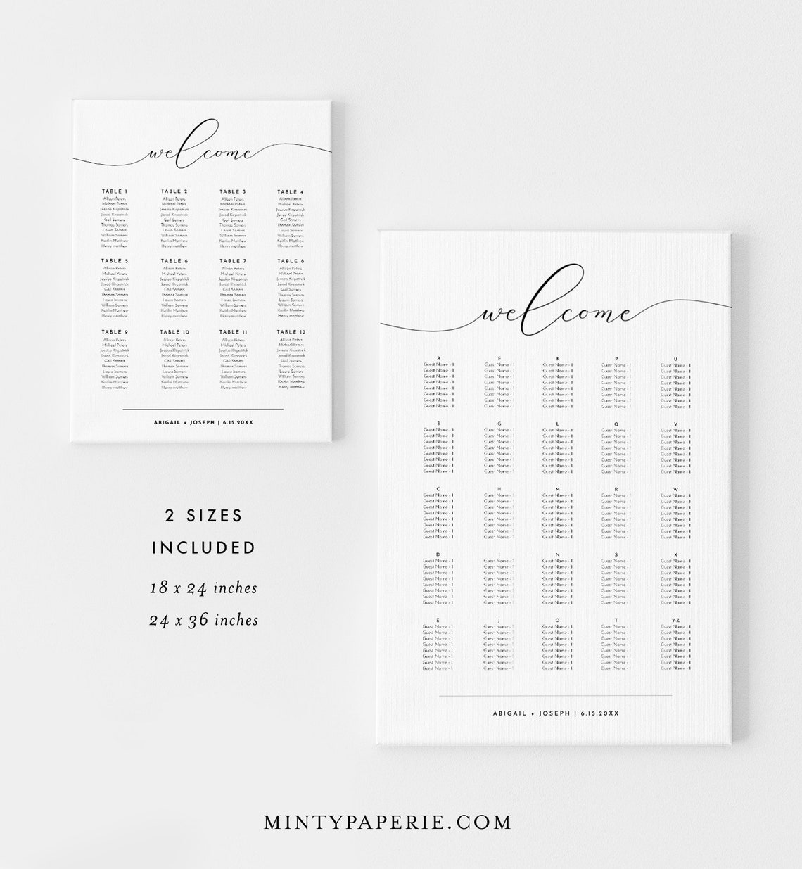 Wedding Seating Chart Sign Printable Seating Chart Poster Etsy Canada