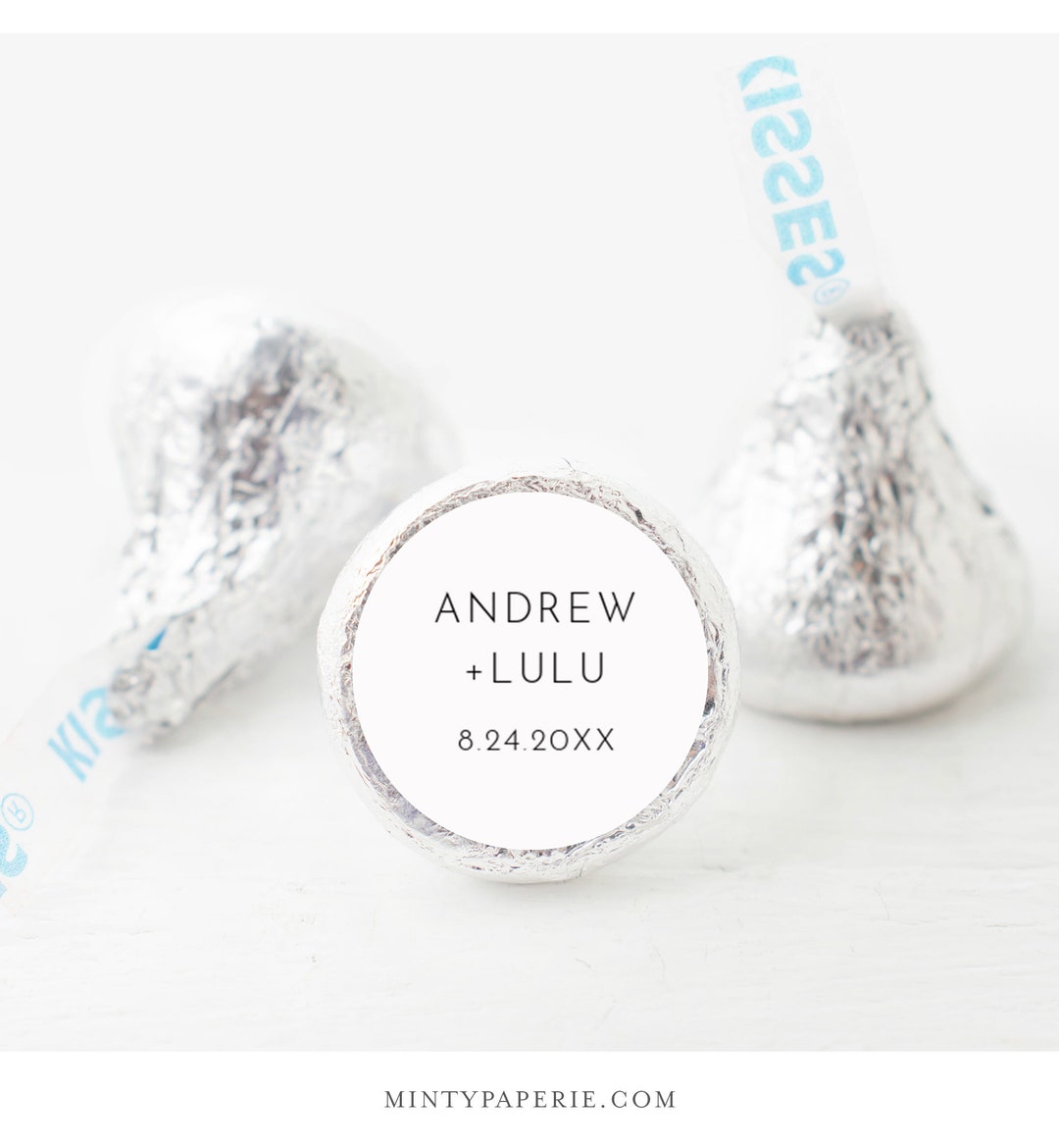 Hershey Kiss Sticker Template, Printable Hershey Kiss Labels ...