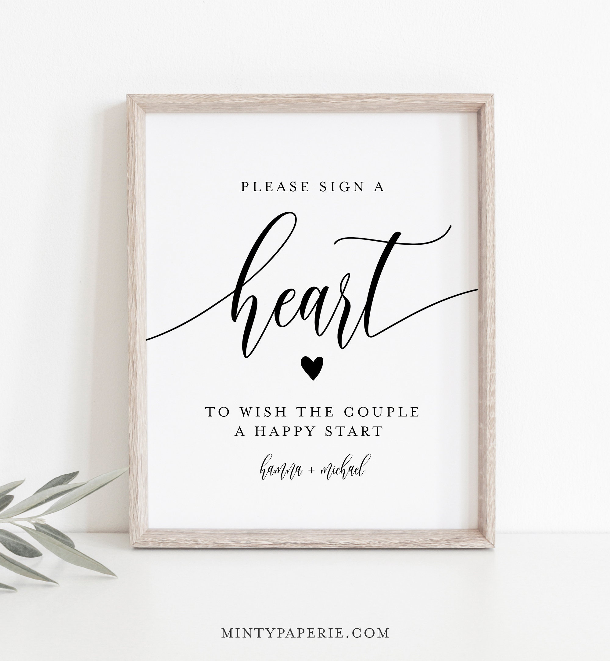 heart-guestbook-sign-personalized-wedding-guest-book-sign-editable