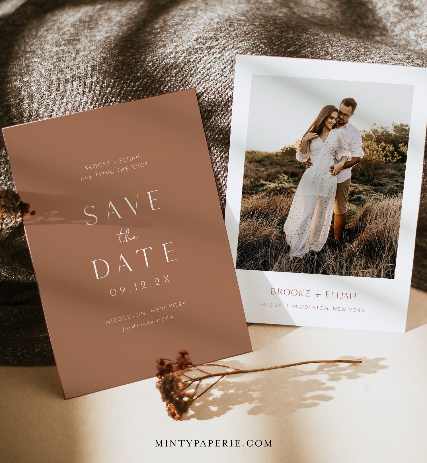 Terracotta Save the Date Template, Boho Photo Save the Date, 100 Terracotta Save the Date Template, Boho Photo Save the Date, 100