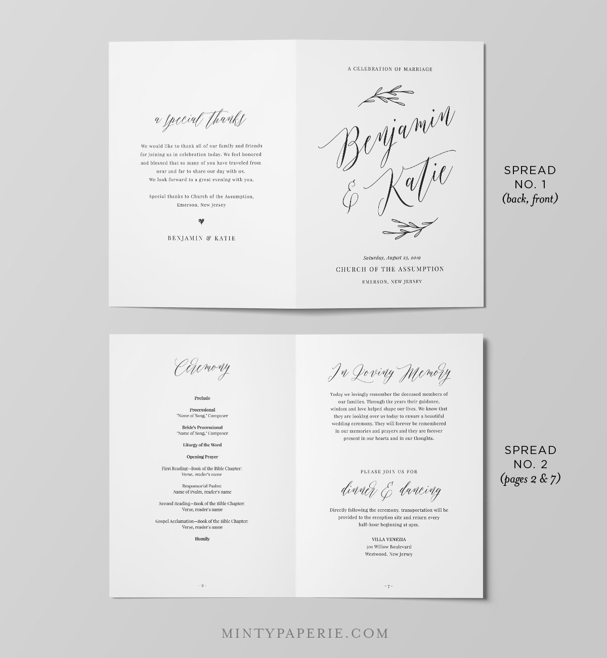 catholic-wedding-ceremony-program-template