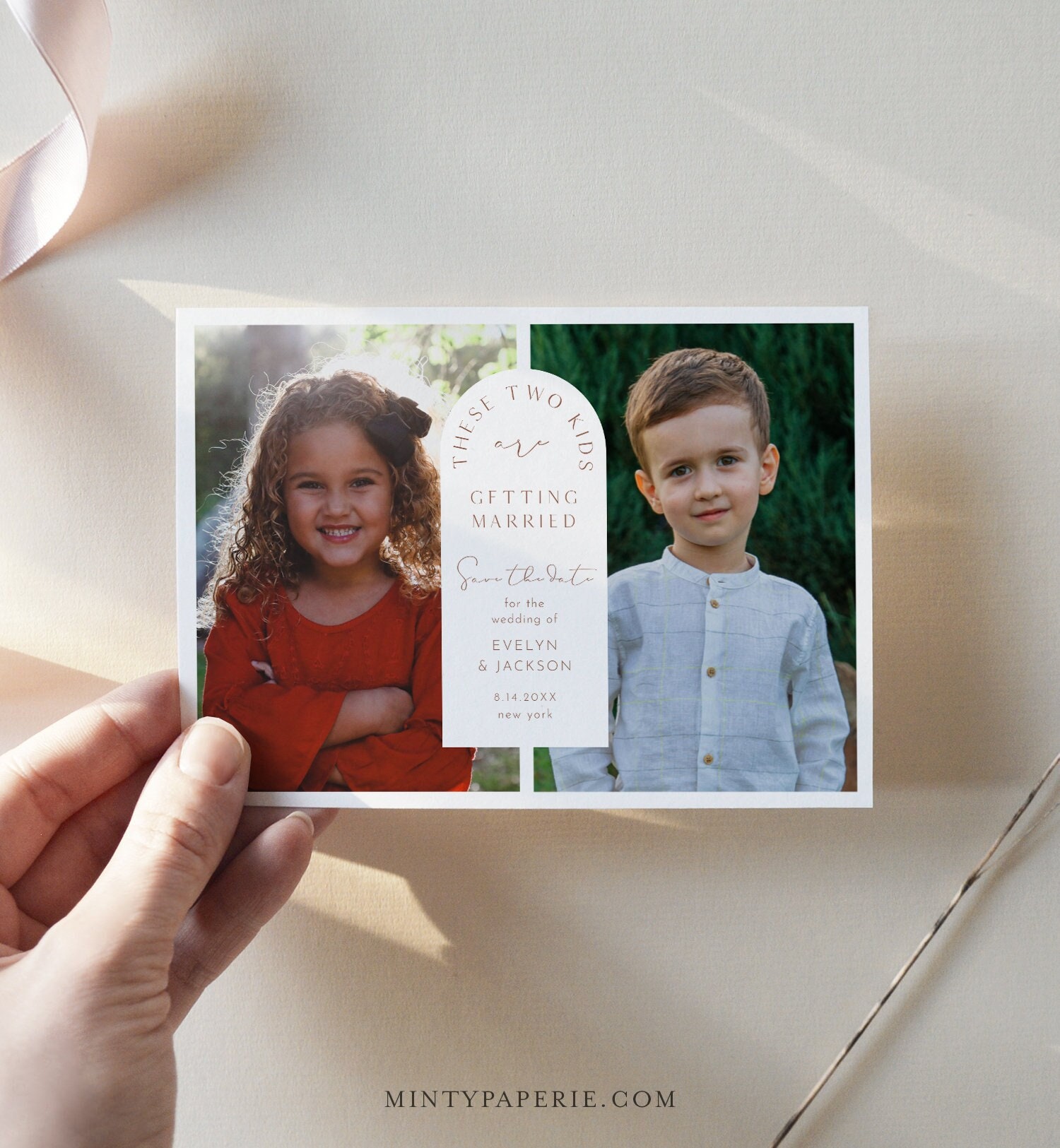 Fun save the date template