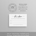 Wedding Song Request Card, Printable DJ Request, Song Request RSVP ...