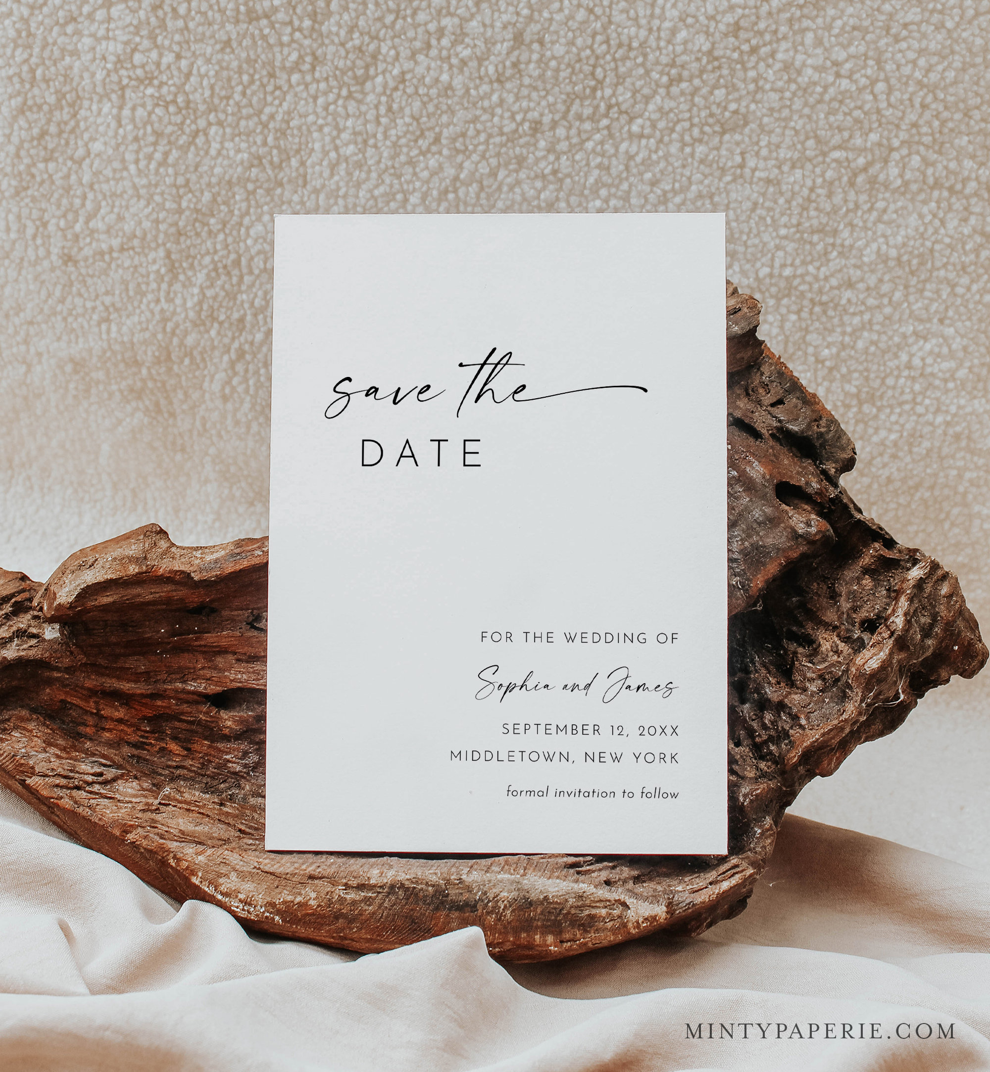 Budget Wedding Save the Date Cards & Templates