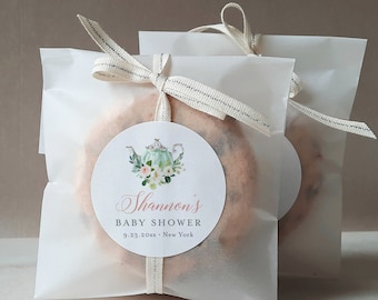 Tea Wedding Favor Tag Template, Thank You Tag, Tea Party Bridal Shower Tag, Welcome Bag, INSTANT DOWNLOAD, Editable, Templett #085-141SF