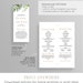 Printable Wedding Program Template Order of Service Instant - Etsy
