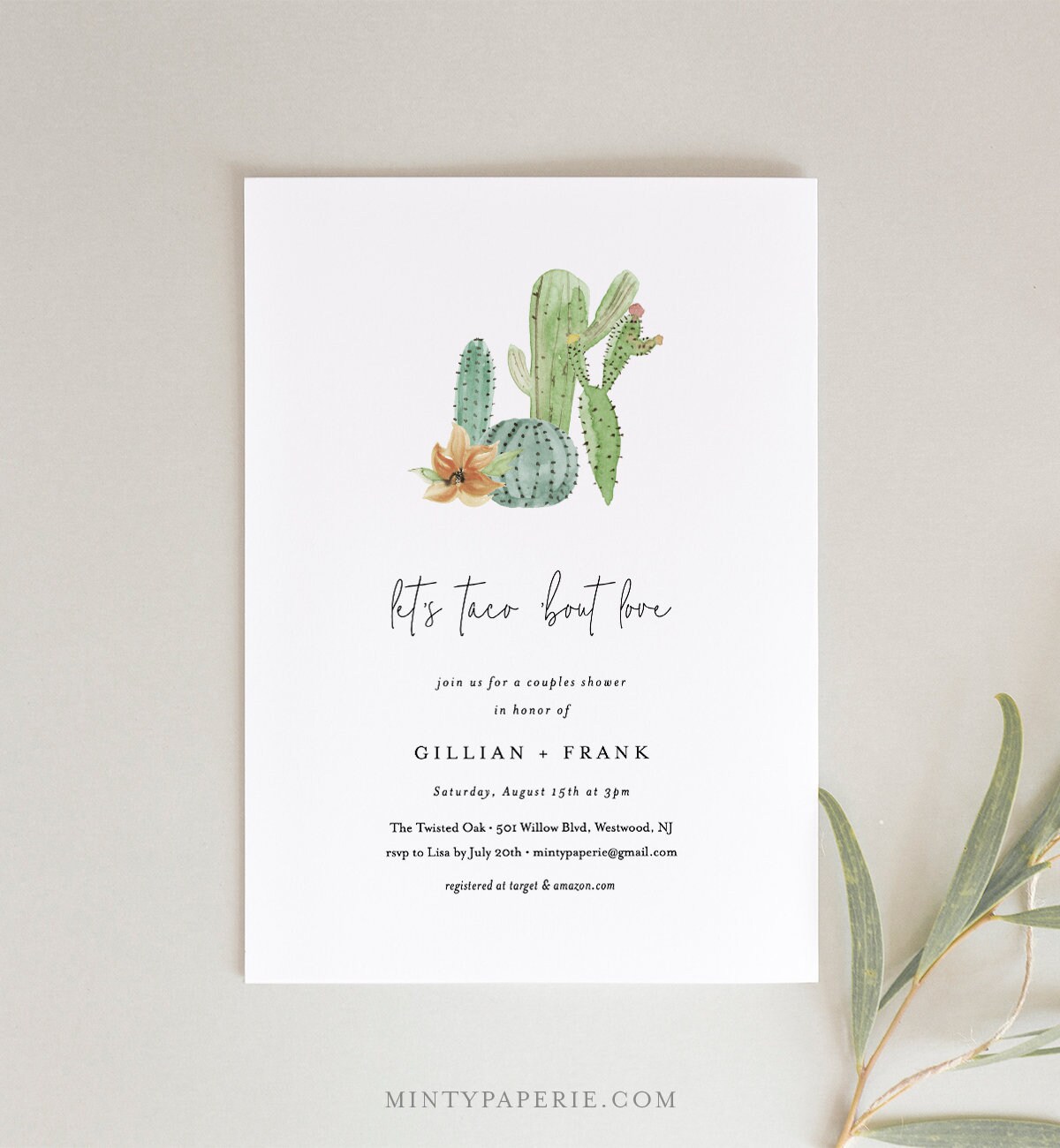 Avery Editable Taco Bout Love Fiesta Invitation Fiesta Bridal Shower Cactus Digital Succulent Instant Downlo Couples Fiesta Printable