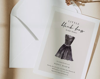 little black dress invitations bachelorette party Little Black Dress Party