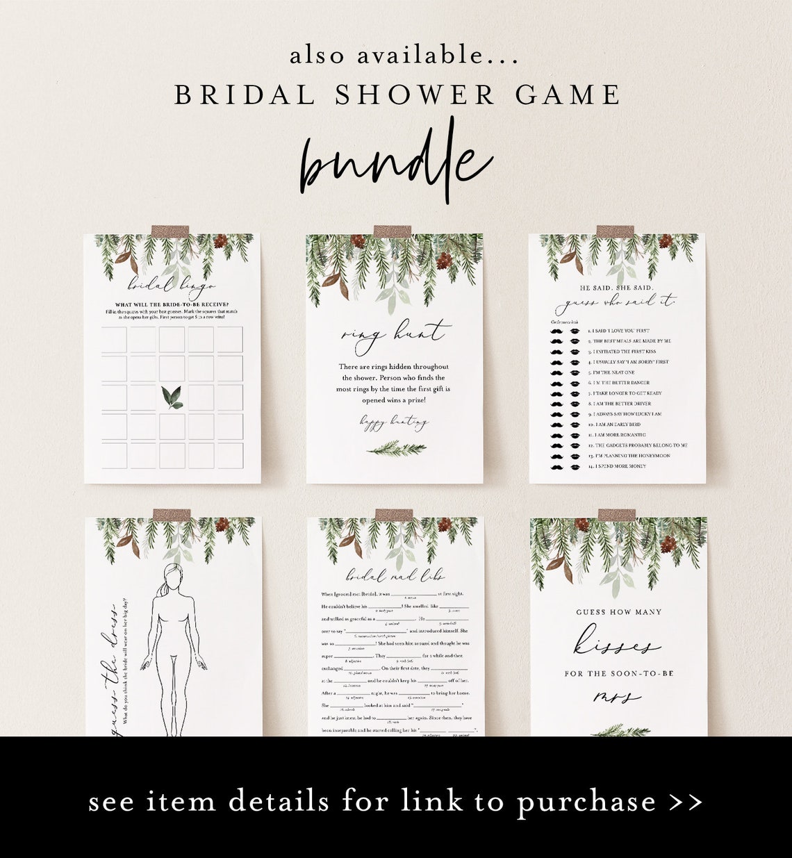 How Many Kisses Bridal Shower Game Hershey Kisses Game Etsy