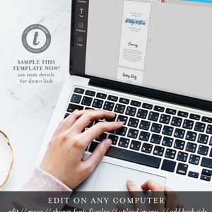 May include: A laptop computer with a white keyboard and a screen displaying a wedding invitation template. The template is for a wedding ceremony and reception. The text on the template reads "Welcome to the Wedding of Katie & Mike September 10, 2023 New York City Ceremony Wedding Party".