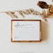 Advice &amp; Wishes Sign and Card, Guest Book Printable, Well Wishes ...
