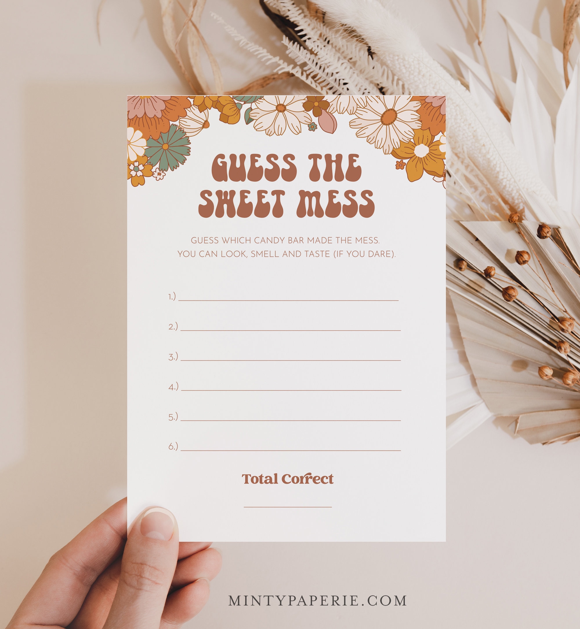 Guess the candy bar baby shower game hot sale