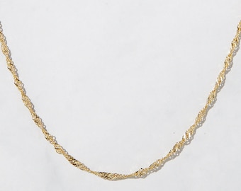 Dainty Necklace, Minimalist Necklace, Layering Necklace, Thin Chain Necklace, Gift for Her, Gold Necklace, Delicate Necklace, Chain Necklace
