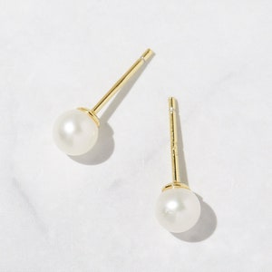 Brincos de pérolas de água doce, brincos de pérolas, brincos de pérolas pequenas, brincos de pérolas, brincos de casamento, joias de noiva, presente para ela