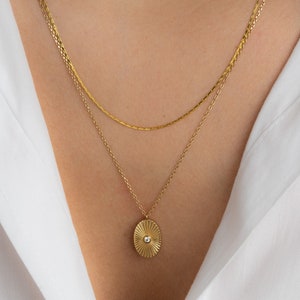 Minimalist Chain Necklace, Gold Chain Necklace, Silver Chain Necklace, Dainty Necklace, Layering Necklace, Gift for Her, Gold Necklace