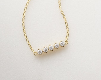 Diamond Bracelet, Dainty Bracelet, Delicate Bracelet, Gift for her, Gold Bracelet, Silver Bracelet, CZ Bracelet, Minimalist Bracelet