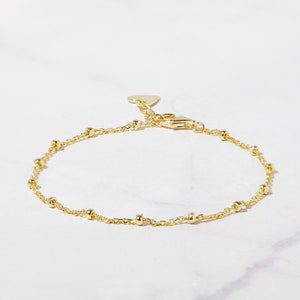 Dainty Bracelet, Minimalist Bracelet,  Bracelet, Thin Chain Bracelet, Gift for Her, Gold Bracelet, Silver Bracelet, Womens Bracelet