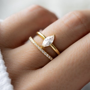 Marquise Ring, Engagement Ring, Statement Ring, Diamond Ring, Travel Ring, Gift for Her, Gold Ring, Silver Ring, CZ Ring, Promise Ring