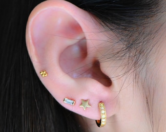Tiny Star Earrings, Stud Earrings, Celestial Earrings, Star Stud Earrings, Studs, Star Studs, Minimalist Earrings, Gift for Her, Tiny Studs