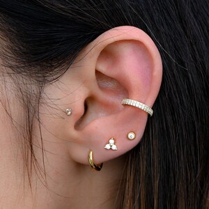 Minimalist Ear Cuff, Dainty Ear Cuff, Minimalist Ear Cuff, No Piercing Ear Cuff, Tiny Ear Cuffs, Conch Ear Cuff, Fake Piercing, Ear Wrap