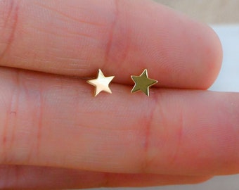 Tiny Earrings, Star Earrings, Stud Earrings, Celestial Earrings, Star Stud Earrings, Studs, Star Studs, Minimalist Earrings, Tiny Studs