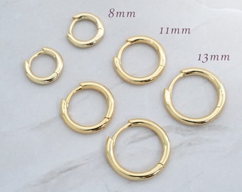 Hoop Earrings, Gold Hoops, Small Gold Hoops, Dainty Hoop Earrings, Minimalist Hoops Earrings, Silver Hoops Gift for her Huggie Hoop Earrings