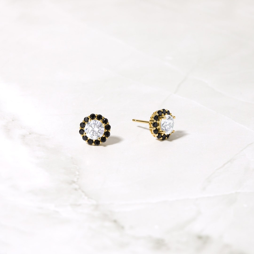 Black Onyx Earrings Studs Studs Stud Earrings Black Earrings Gift Black onyx earrings studs studs stud earrings black earrings gift