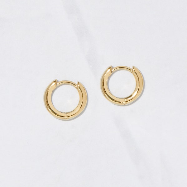 Boucles d'oreilles Huggie 6 mm, Créoles du cartilage, Créoles du cartilage, Huggies dorés, Petites créoles, Petite créole, Piercing du cartilage, Créole hélicoïdale