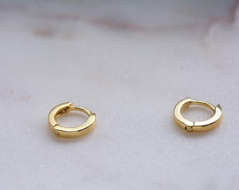Gold Hoop Earrings, Gold Huggie Earrings, Small Hoop Earrings, Silver Small Hoop Earrings, Gold Hoops, Huggies, Bridesmaid Gift