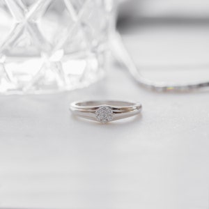 Vintage Ring, Stacking Ring, CZ Ring, Diamond Ring, Minimalist Ring ...