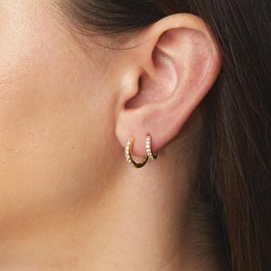 Gold Hoop Earrings, Small Gold Hoop Earring, Dainty Hoop Earrings, Hoop Earrings, Gold Hoops, Sterling Silver Hoop, Gold Hoops, Hoops