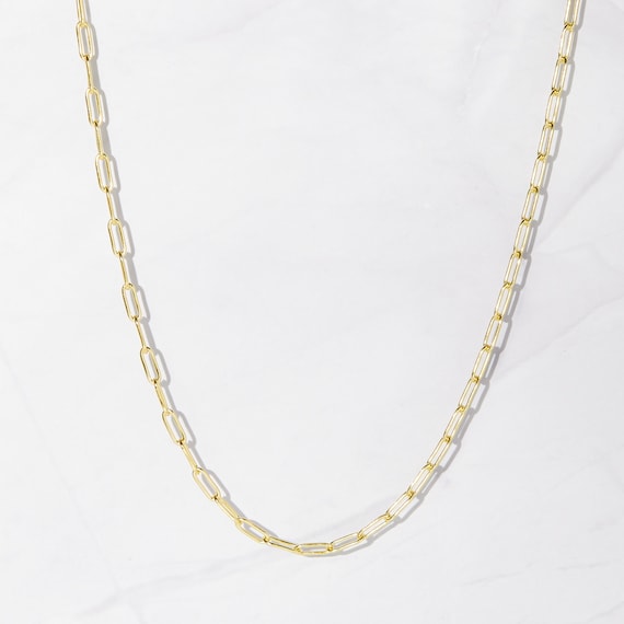 Etsy chain link deals necklace