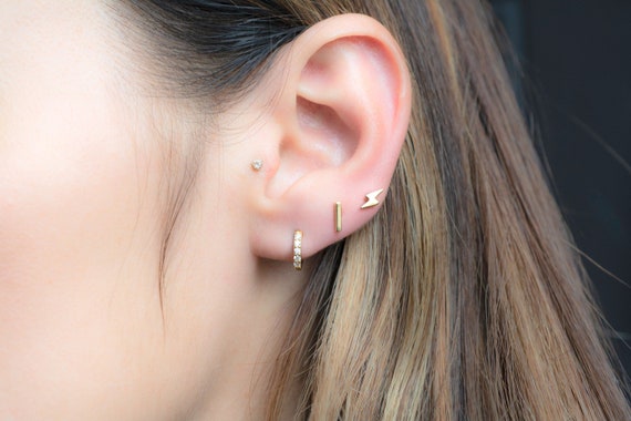 Lightning stud hotsell earrings