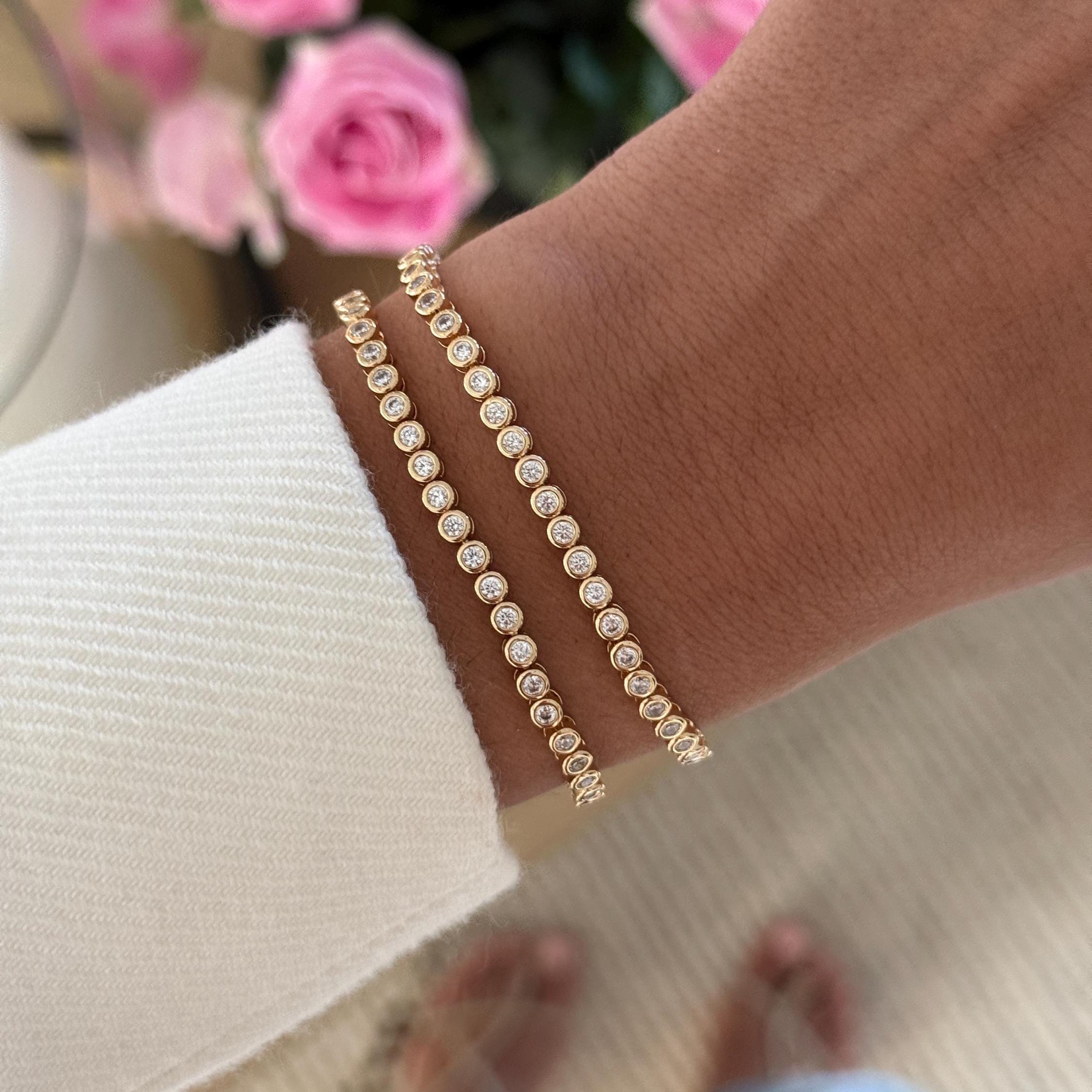 Cubic Zirconia Bracelet - Etsy