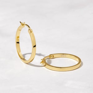 Gouden hoepel, kleine gouden hoepel, sierlijke hoepels, hoepel oorbellen, gouden hoepels, sterlingzilver hoepel, gouden hoepels, hoepels
