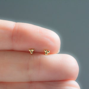 Tiny Earrings, Tiny Stud Earrings, Minimalist Earrings, Cartilage Ear Stud, Dainty Earrings, Tragus Earrings, Delicate Earring, Tiny Studs image 9