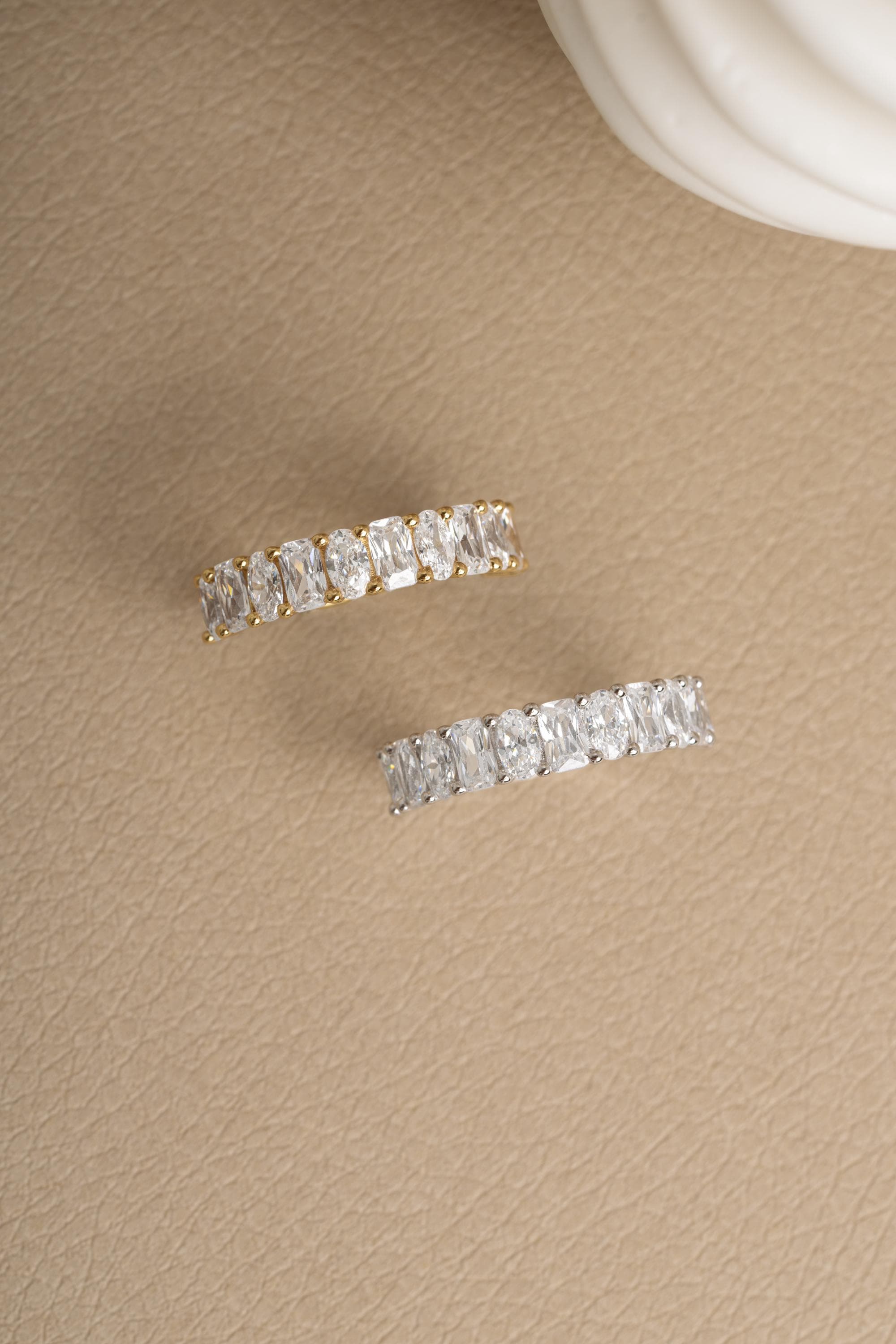 Sami Rind Diamond Ring by Sami Jewels, Cubic Zirconia Wedding Band, Radiant Cut ...