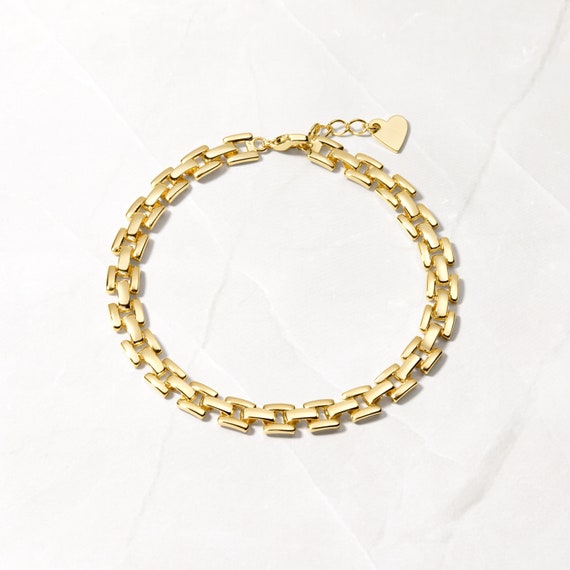 Gold bracelet Chain Bracelet Dainty Bracelet Gold Chain Silver Chain Silver Bracelet Gifts for Her Minimalist Stacking Bracelet Vintage