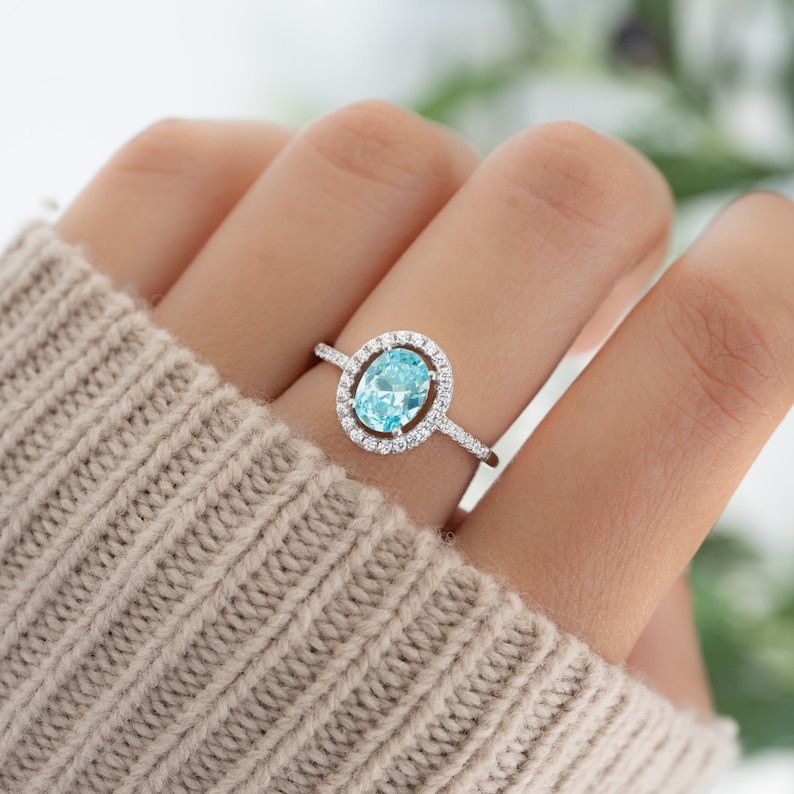 silver london blue topaz ring