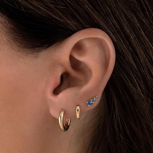 Small Hoop Earrings, Huggie Hoops, Silver Hoops, Gold Huggies, Huggies, Tiny Gold Hoop Earrings, Tiny Huggie Earrings, Gift for Her