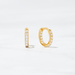 Gold Hoop Earrings, Small Gold Hoop Earring, Dainty Hoop Earrings, Hoop Earrings, Gold Hoops, Sterling Silver Hoop, Gold Hoops, Hoops