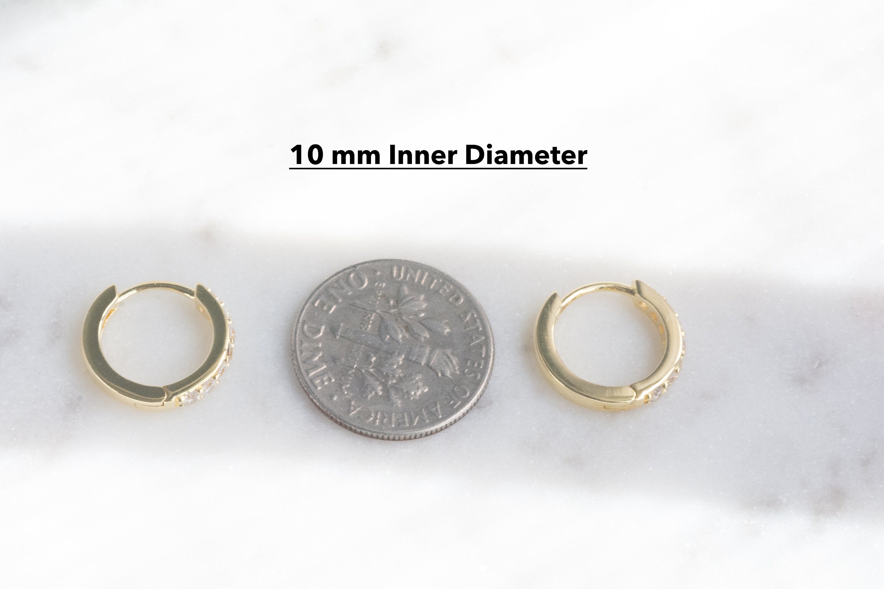 Special Order - Mini Piercing Hoop Earring in 18-karat Gold main image 1